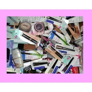 Mixed 10 pc MAKEUP BEAUTY SKINCARE LOT Nail Drug Store & High End + CUTE BAG NEW